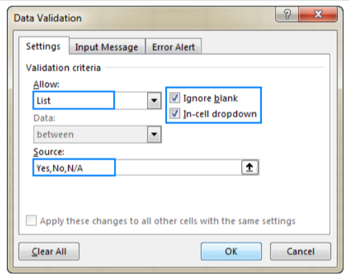 tutorial excel validasi data