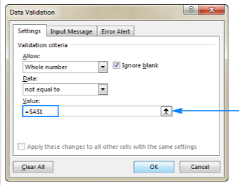 validasi data di excel